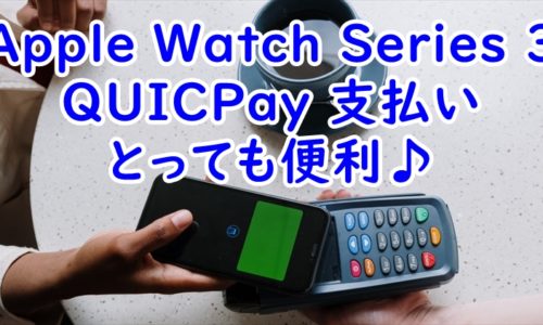 Apple Watch Series 3QUICPay