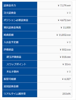 松井証券スワップ投資結果