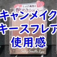 キャンメイクのシルキースフレアイズ　10　スウィートラブレターの使用感